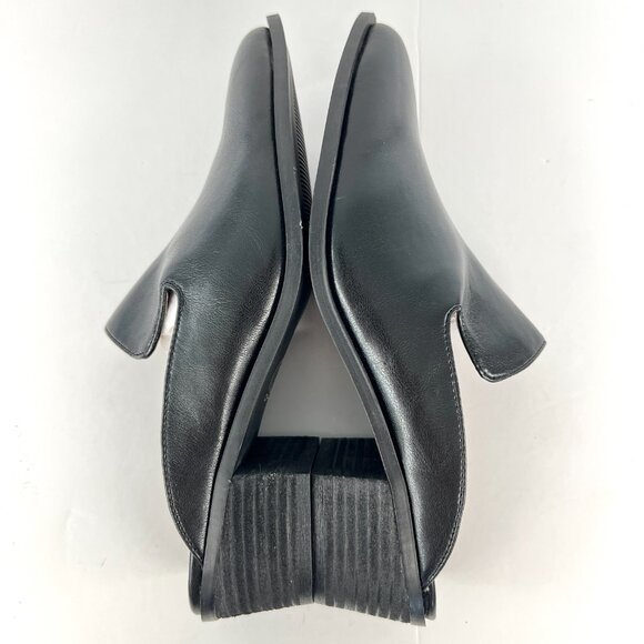 Sz 7.5 NWT Chinese Laundry Marnie Black Slip-On Pointed Toe Mules Shoes Women - Picture 9 of 14